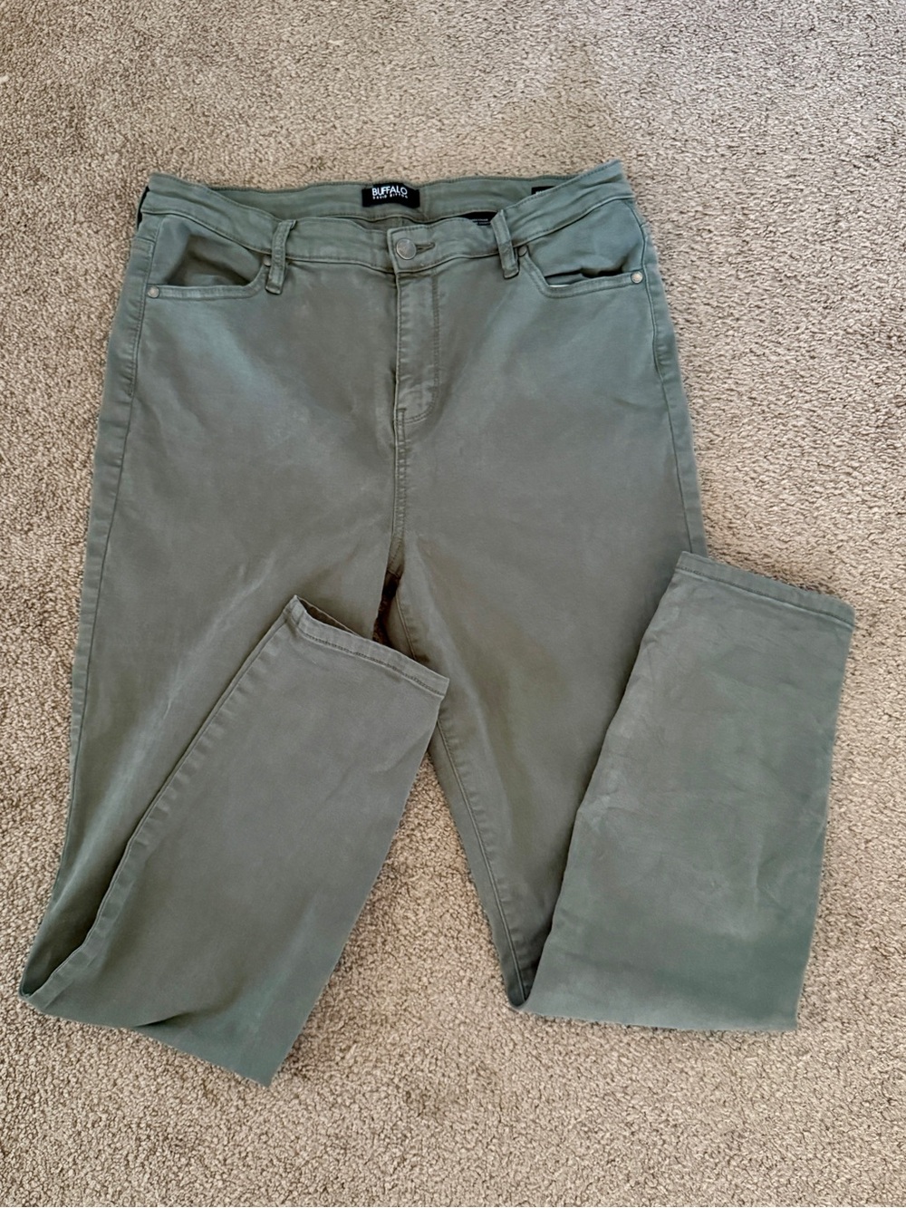Buffalo Olive Green Women’s Skinny Jeans